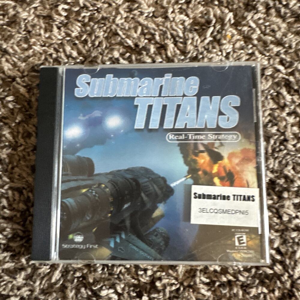 PC CD-ROM Strategy First Submarine Titans